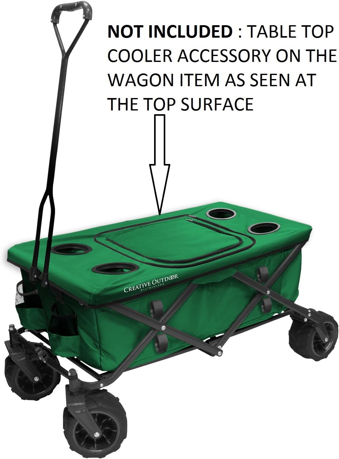 Creative Outdoor Original Folding Wagon All-Terrain Wheels