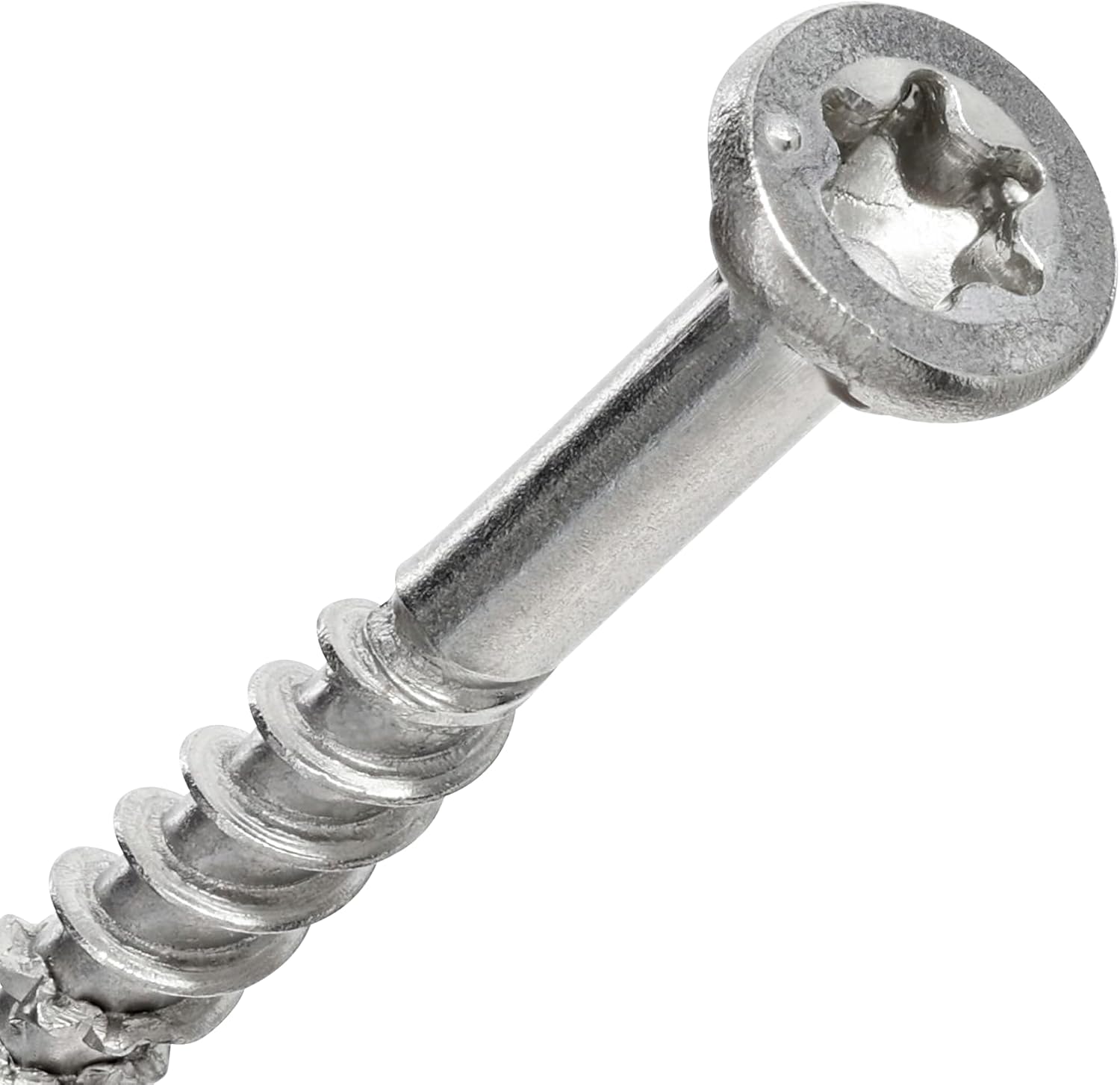 Power Pro 48625 Wood Screws, #8 x 1, Premium Stainless Marine Screws, Rust Resistant, Stainless Steel, 5lb Tub, 860 pcs