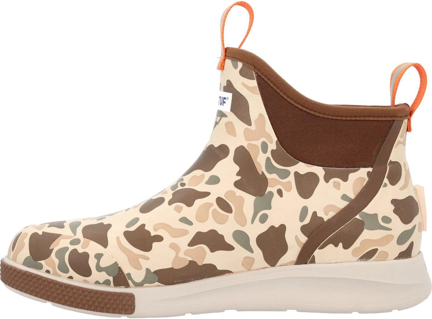XTRATUF 6' Men's Ankle Deck Boot Sport - 30% Lighter, 100% Waterproof Rubber Fishing Footwear - Non-Marking, Slip-Resistant Outsole - Moisture-Wicking Liner