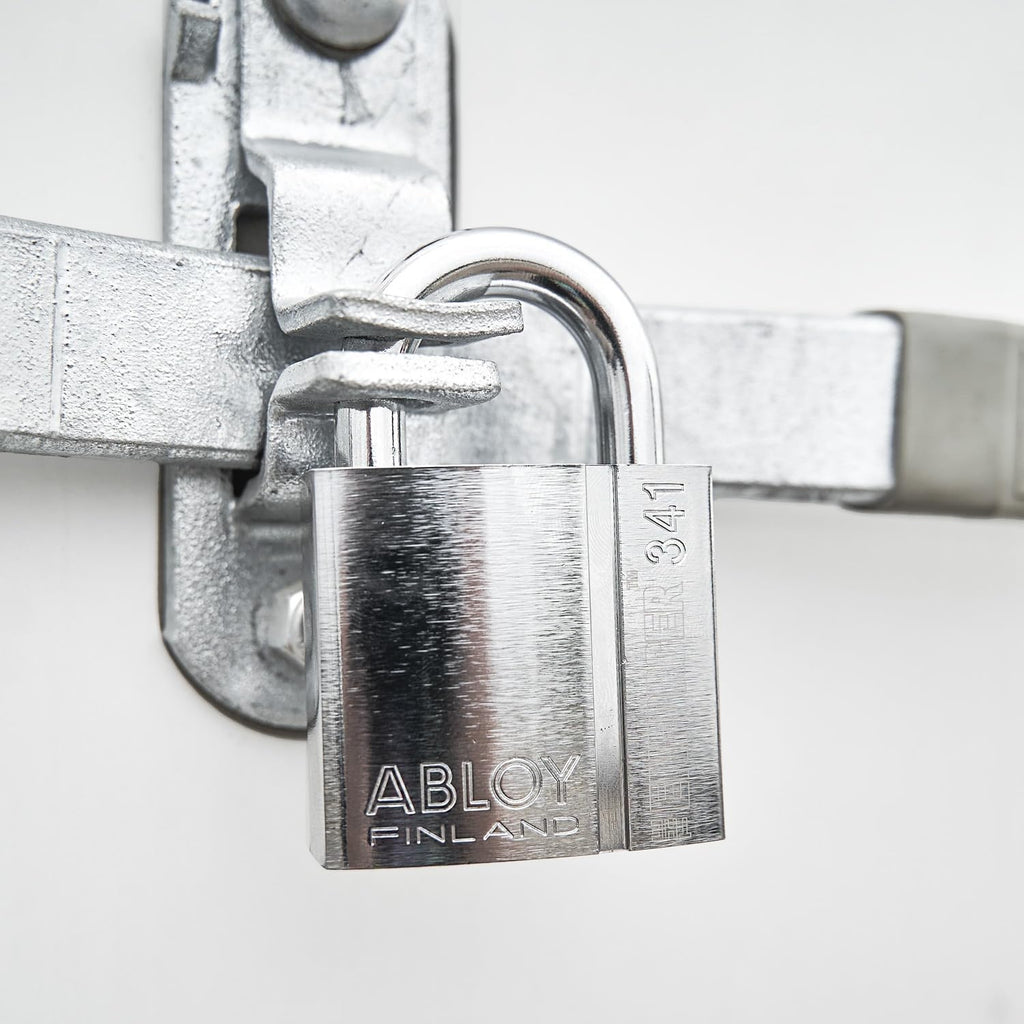 ENFORCER ABLOY 341-25 Padlock -1' (25mm) Shackle Clearance, 25/64' (10mm) Thick Boron Steel Shackle, 2.24' (57mm) Heavy-Duty Padlock for Trailers, Containers, Rail - Ultimate Protection