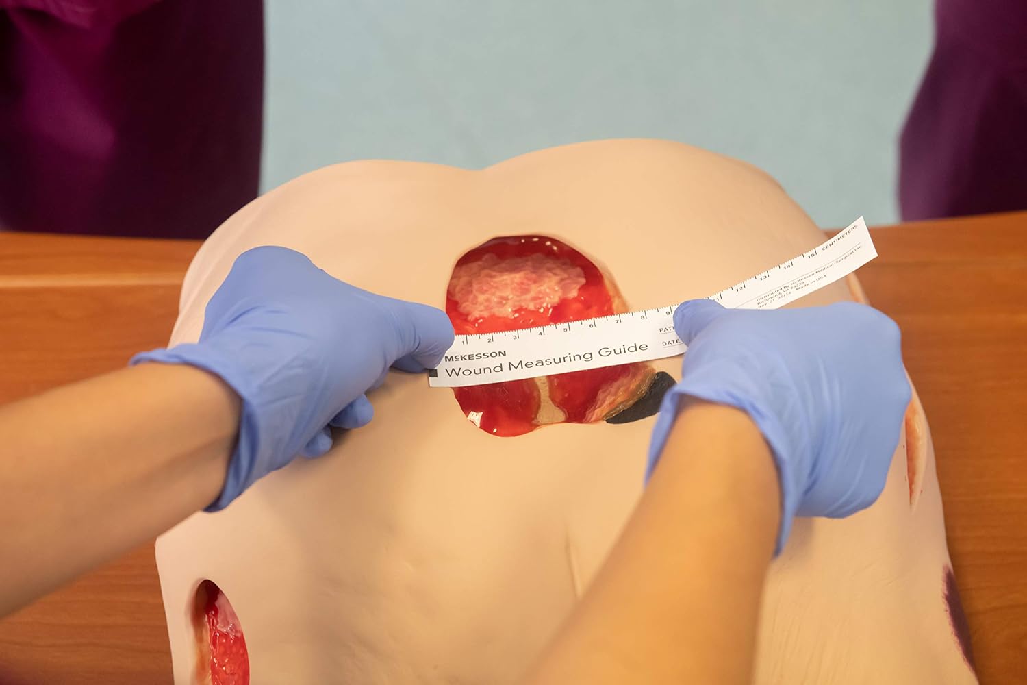 VATA Seymour II Wound Care Model - VATA Seymour II Simulator for Nursing Students and Medical Educators - Lightly Pigmented Wound Care Model - Realistic, Flexible, Molded Training Aid