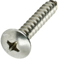 #1 x 1/2' Sheet Metal Screws Kit Hardware Truss Head Phillips Stainless Steel Pack of 2500 Fastener Set LS22865F