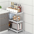 Kitchen Stands with Storage，Bakers Racks for Kitchens，Suitable for Kitchens and Dining Rooms, Multi-Layered Storage, Adjustable Shelves, and Easy Installation.(80cm,20 * 40CM)
