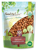 Food to Live Organic Hazelnuts, 2 Pounds – Non-GMO, Raw Filberts, Whole, Shelled, Unsalted, Kosher, Vegan, Bulk. Crunchy, Wholesome Snack. Great for Baking, Trail Mixes