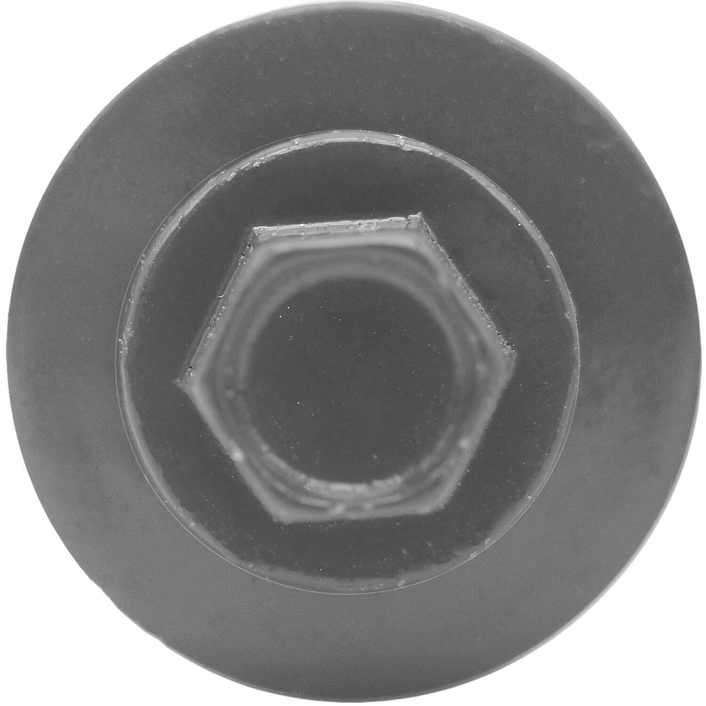 12 x 2-1/2' Charcoal Metal Roofing Screws - Hex Washer Head- Self-Starting/Tapping - EPDM Washer. 3 X 250 Bags - 750 Screws