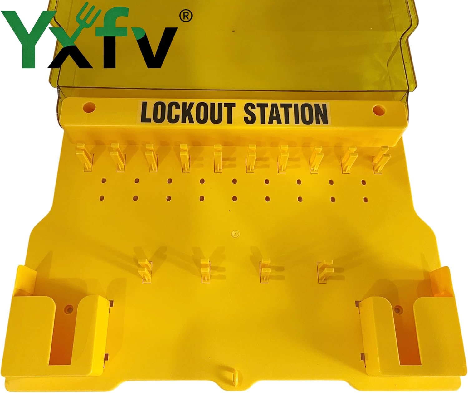 Lockout Tagout Station with Loto Devices, 14 Safety Padlocks, 6 Hasps, 40 Do Not Operate Tags, Lock Out Tag Out Kit Board, OSHA Compliant Industrial Safety Supply