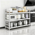 Kitchen Microwave Stand，Bakers Racks for Kitchens，Microwave Rack，Multi-Layered Storage with Adjustable Layers, Suitable for Restaurants and Kitchens.(70 * 45 * 100CM)