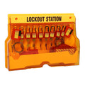 Lockout Tagout Station Loto Kit Board, Lock Out Tag Out Loto with 8 Safety Padlocks, 3 Hasps, 20 Tags, Circuit Breaker Lockouts for Electrical Plug Ball Valve Cable