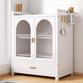 Bakers Rack with Storage, Dish Drying Rack, Dish Racks for Kitchen Counter, Microwave Stand, Kitchen Storage Cabinet, with Drawers (Color : A)