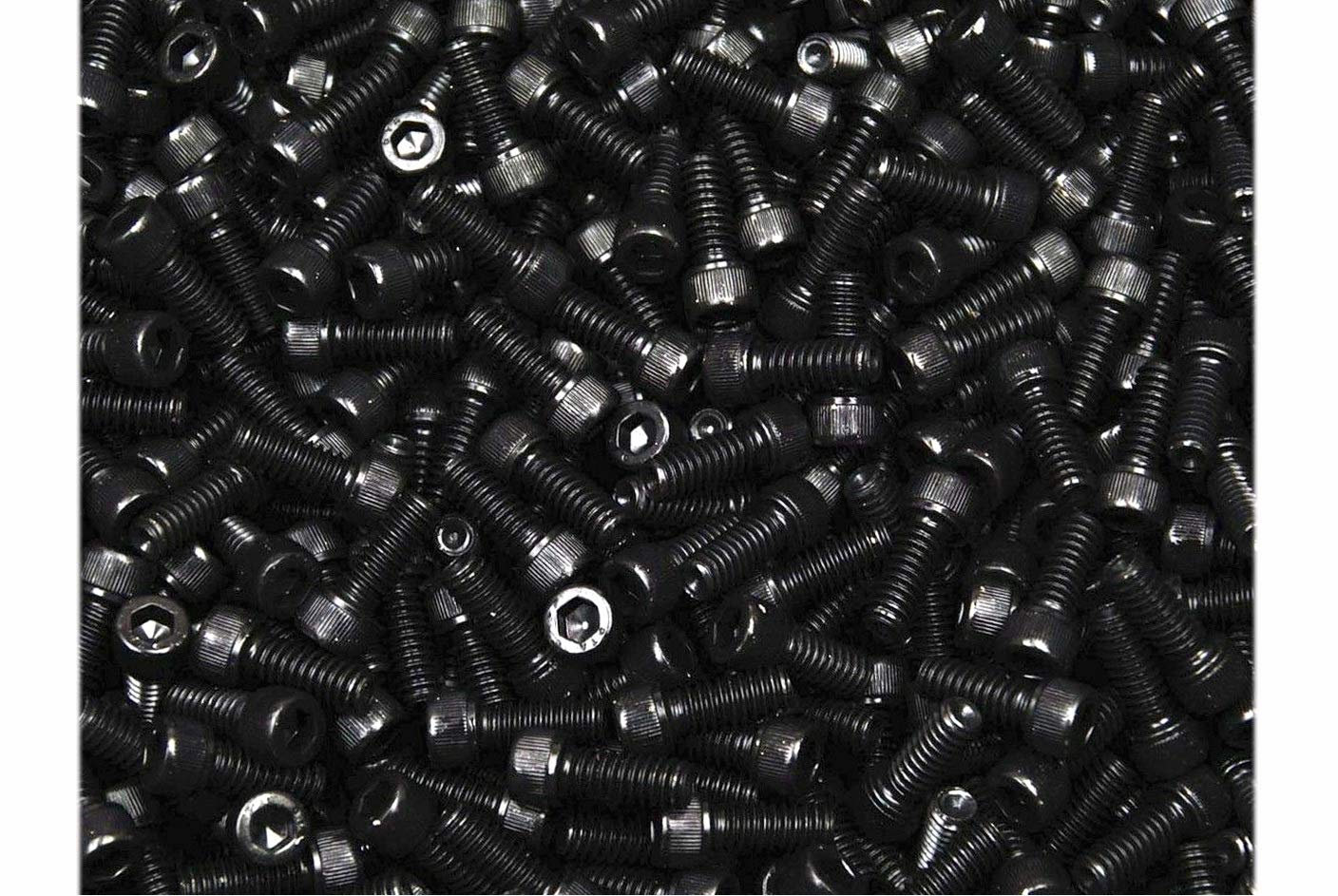 New Package of 400 (pcs) Socket Head 1/4'-20 x 5/8' Cap Screws Bolts SHCS Black Allen Machine Bolts Set #MO1450-P Warranity by Pr-Mch
