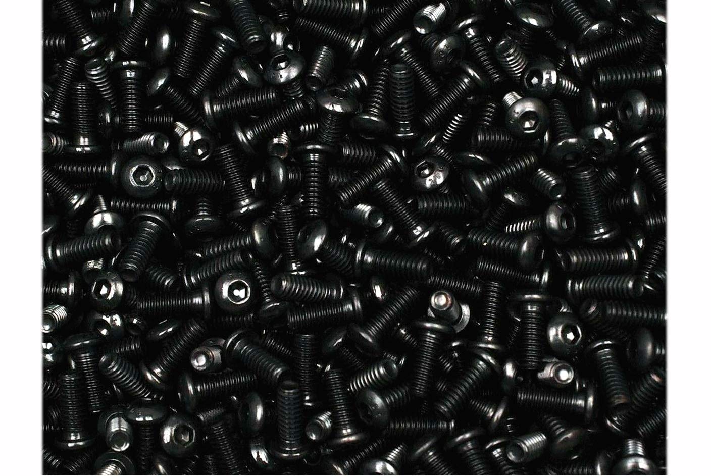 New Package of 350 (pcs) Button Head 1/4'-20 x 5/8' Socket Cap Screws Allen Plain Black Set #MO1003-P Warranity by Pr-Mch