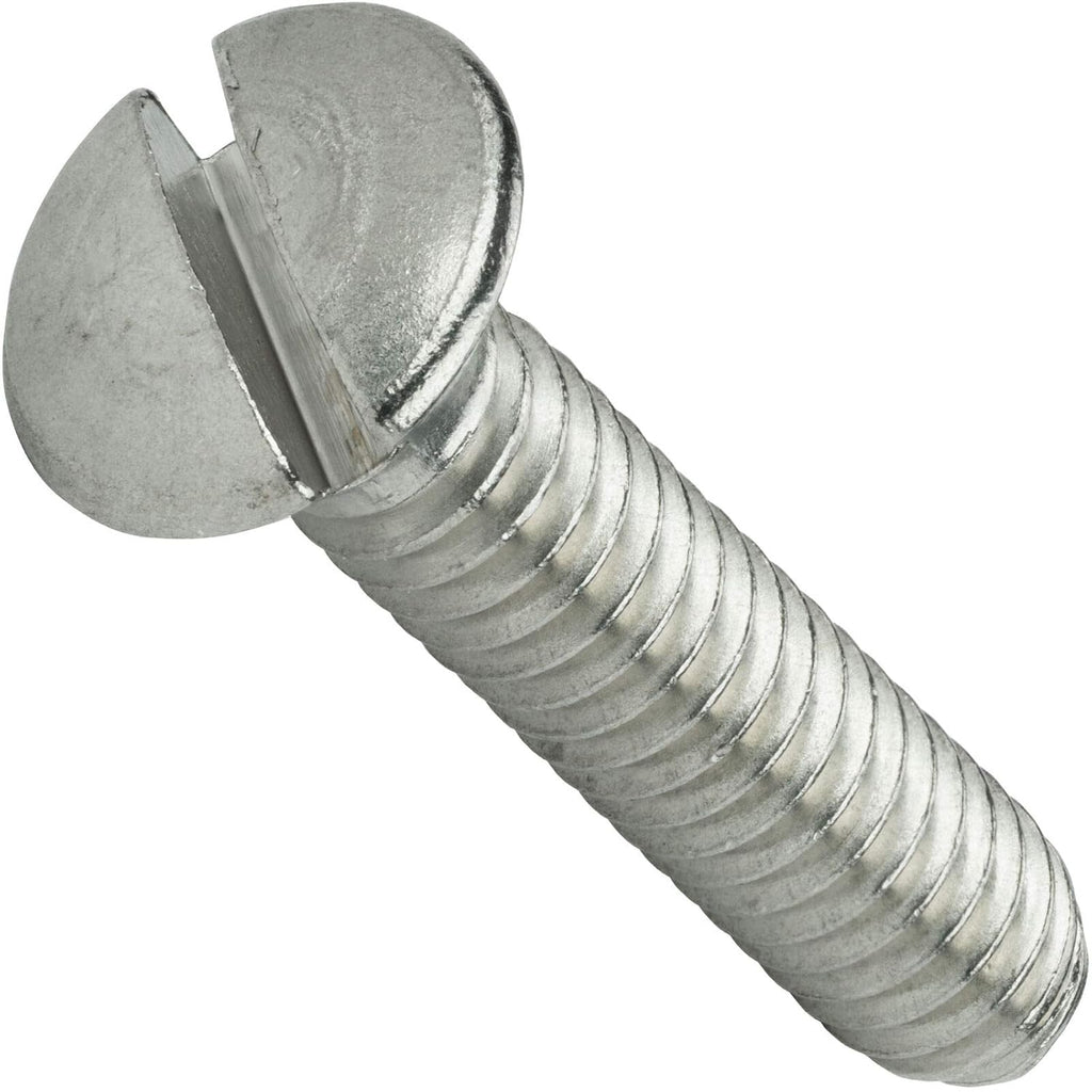 1/4-20 x 5/8' - Slotted Oval Head Stainless Steel 18-8 500 Pcs Machine Screws B2B