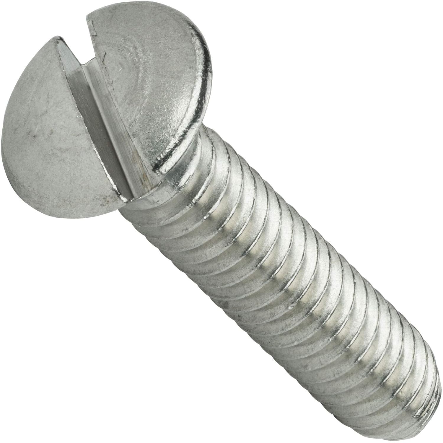 1/4-20 x 5/8' - Slotted Oval Head Stainless Steel 18-8 500 Pcs Machine Screws B2B