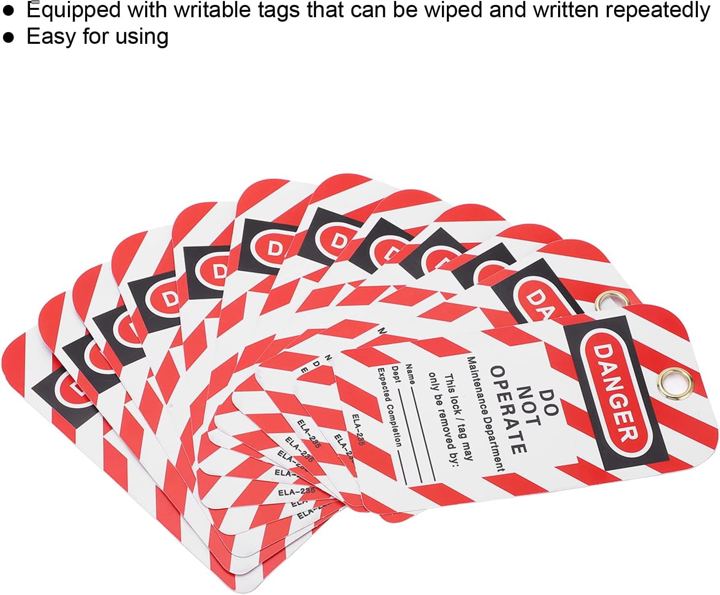 Dura Safety Padlocks and Lockout Tagout Loto Gear,Comprehensive Lockout Tagout Kit,for Lockout Hasp and Tags