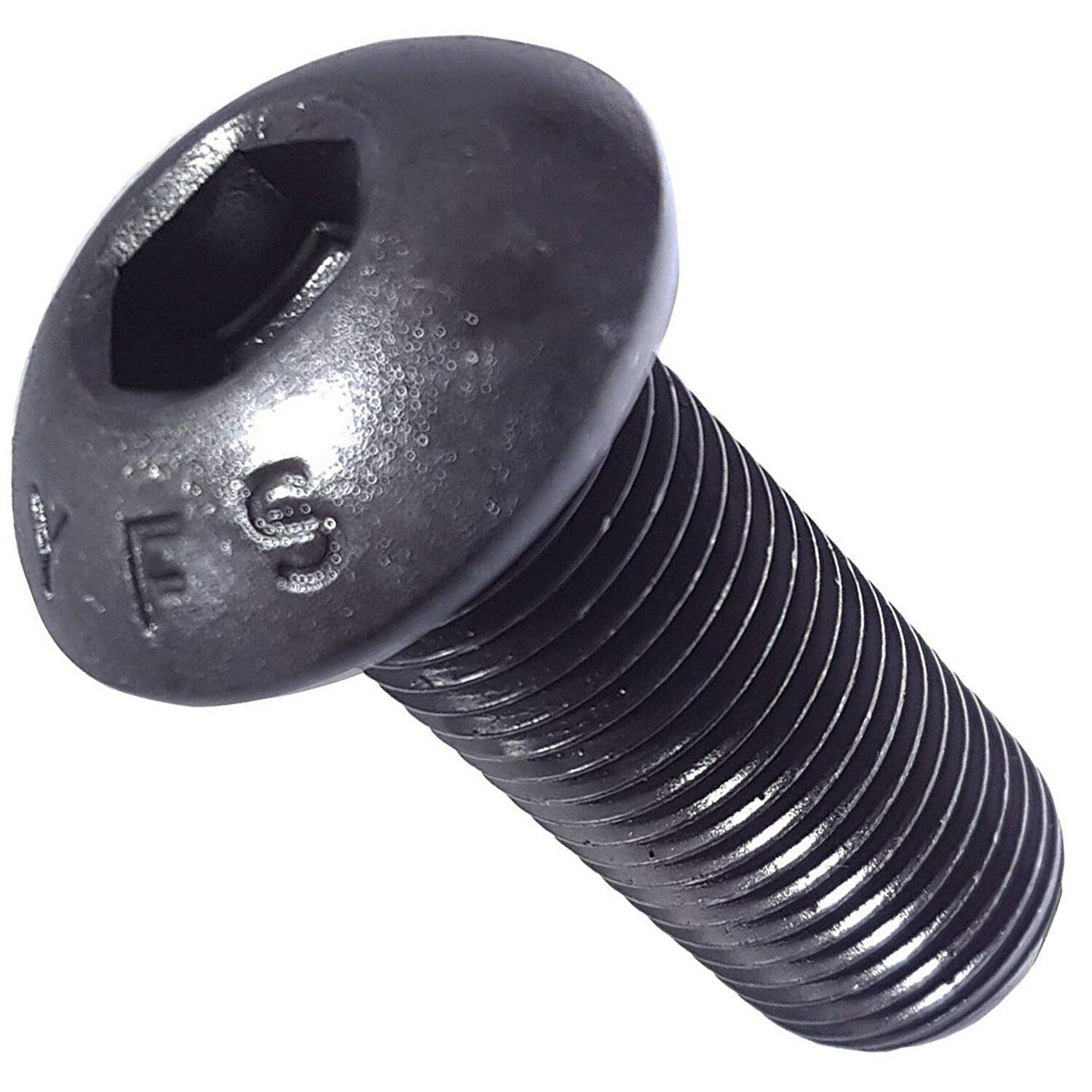 1/4-20 x 5/8' - Button Head Socket Cap Screws Black Oxide Alloy Steel 1000 Pcs Socket Head Screws B2B