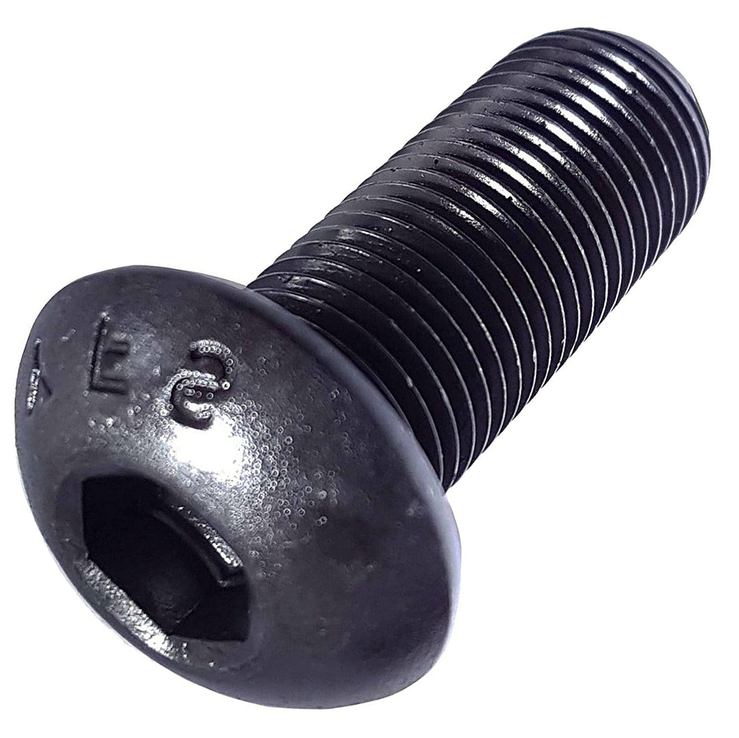 1/4-28 x 1/2' Button Head Socket Cap Screws Kit Hardware Black Oxide Alloy Steel Pack of 500 Fastener Set LS16538F