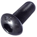 1/4-20 x 1/2' Button Head Socket Cap Screws Kit Hardware Black Oxide Alloy Steel Pack of 1000 Fastener Set LS15712F
