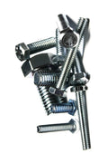 New Versatile Pack of (250) 7/16'x1-1/2' Hex Cap Screw/Bolt (Zinc) -Grade 2 -Fully Threaded- Multi-Purpose Comprehensive Hardware Fastener Assortment Kit TRINNM03009