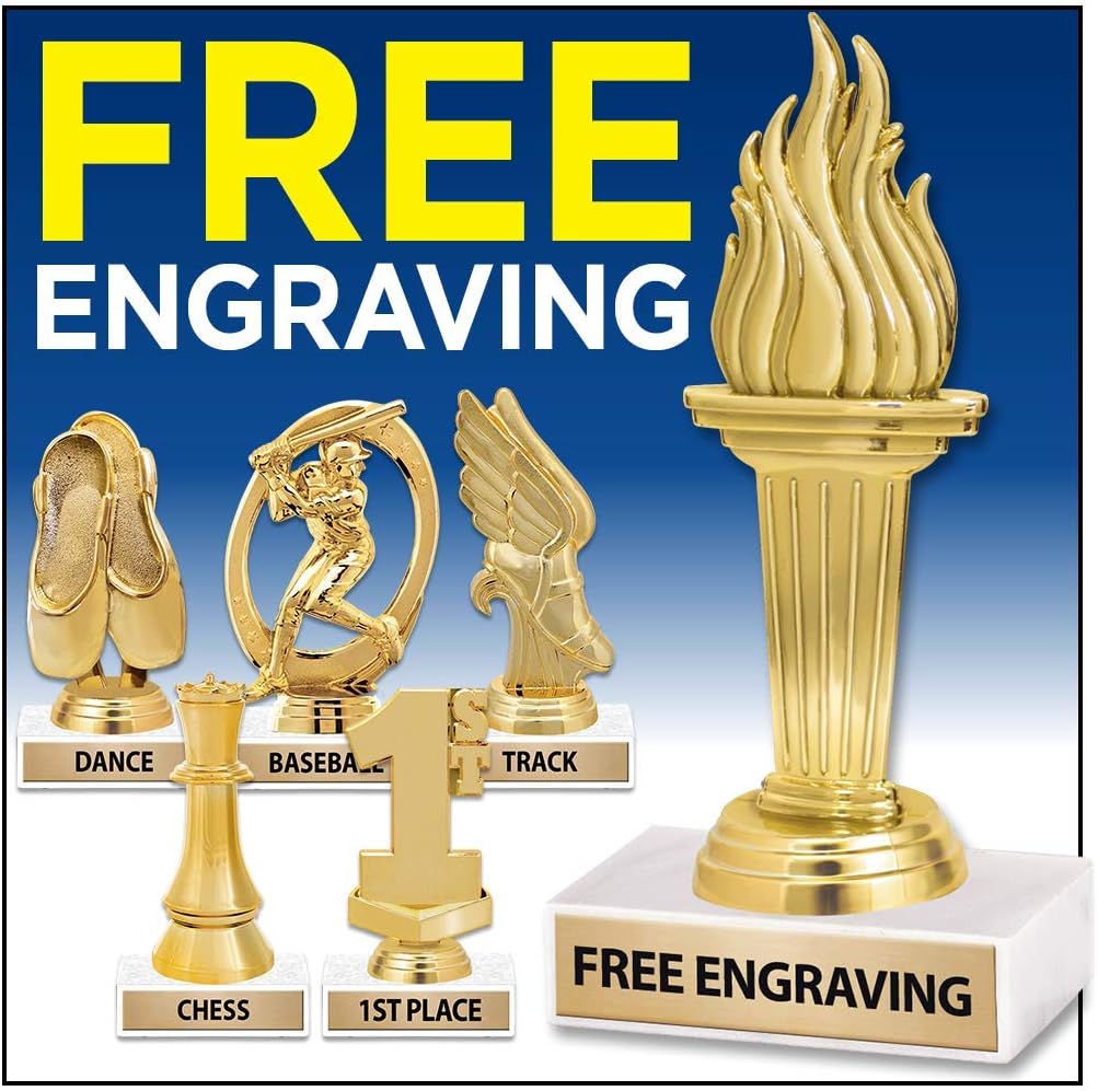 5' Gold T-Ball Trophies - Custom Boys T Ball Trophy Awards