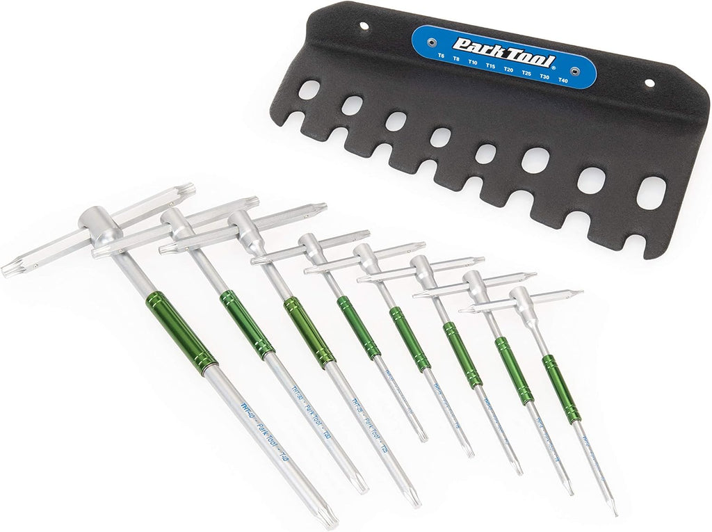 Park Tool THT-1 - Sliding T-Handle Torx Compatible Wrench Set, Silver