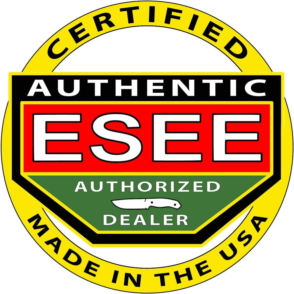 ESEE Knives 3P Fixed Blade Knife with Molded Polymer Sheath