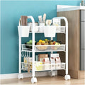 Kitchen Bakers Rack with Storage，Bakers Rack，Kitchen Storage Rack，Microwave Stand with Storage，Suitable for Kitchens, Bathrooms, Bedrooms, and Pantry.(White,B_44*26 * 62CM)