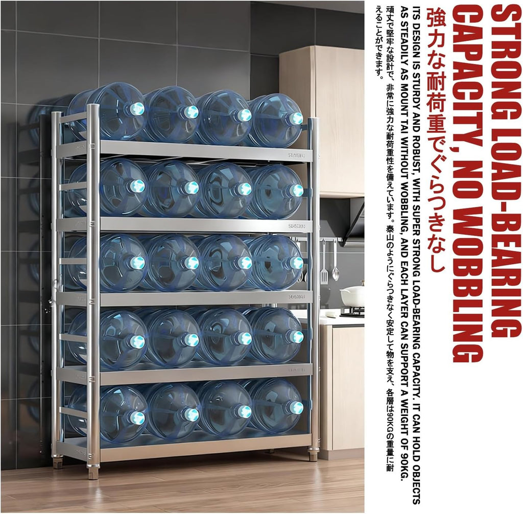 Kitchen Microwave Stand，Bakers Racks for Kitchens，Microwave Rack，Multi-Layered Storage with Adjustable Layers, Suitable for Restaurants and Kitchens.(100 * 30 * 150CM)