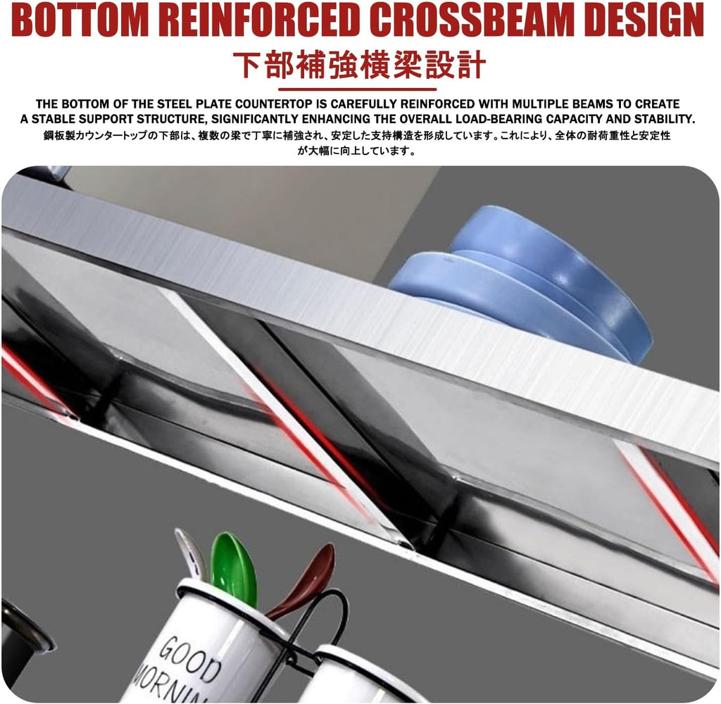Kitchen Microwave Stand，Bakers Racks for Kitchens，Microwave Rack，Multi-Layered Storage with Adjustable Layers, Suitable for Restaurants and Kitchens.(120 * 35 * 150CM)