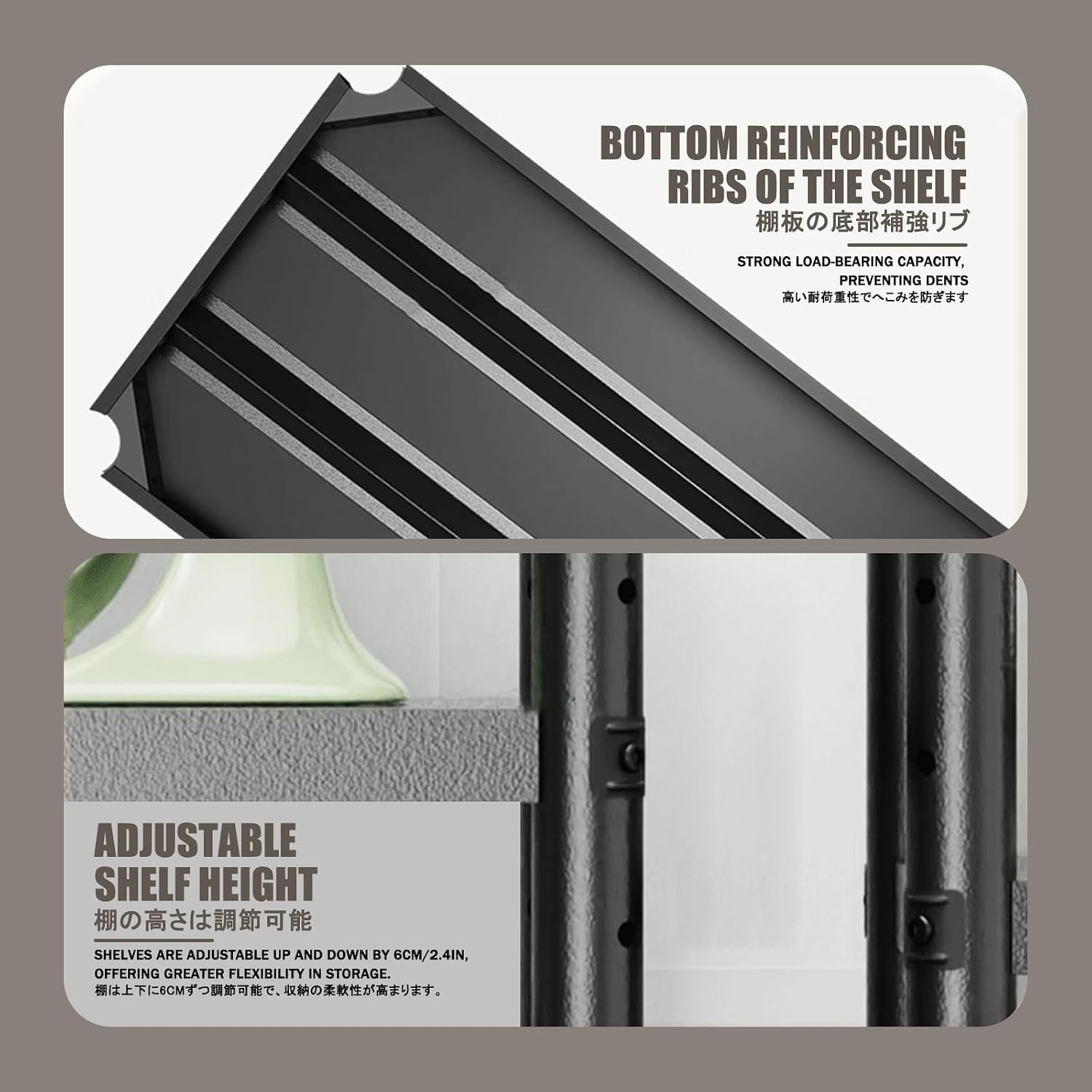 Bakers Racks for Kitchens，Kitchen Microwave Stand with Storage，Large-Capacity Storage, Layered Organization, Sturdy Load-Bearing Capacity, and Versatile.(80 * 40 * 120CM)