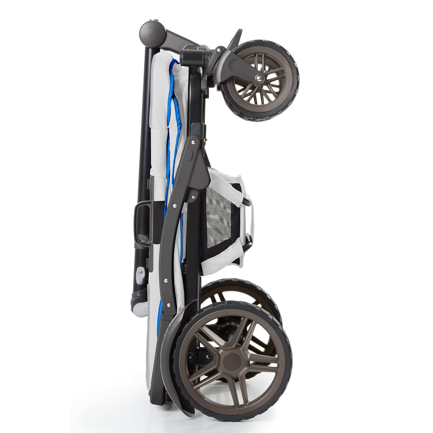 Gladly Family Anthem2 2-Seat All-Terrain Wagon Stroller with Easy Push and Pull, Removable XL Canopies, and Sturdy, Safe Folding for Storage and Transport, Electric Silver