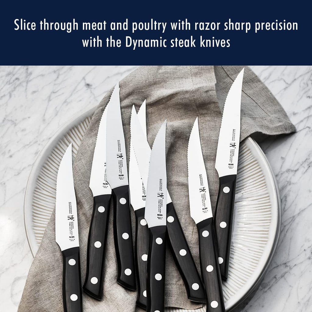 HENCKELS Dynamic Razor-Sharp 15-Piece Knife Set, Chef, Bread, Steak, German Engineered Informed by 100+ Years of Mastery
