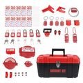 Lockout Tagout Kit Electrical Loto, Clamp On Circuit Breaker Lockout, Hasps, Loto Tags, Safety Padlocks, Plug Lock, Ball Valve, Tool Box, for Electrical, Industrial