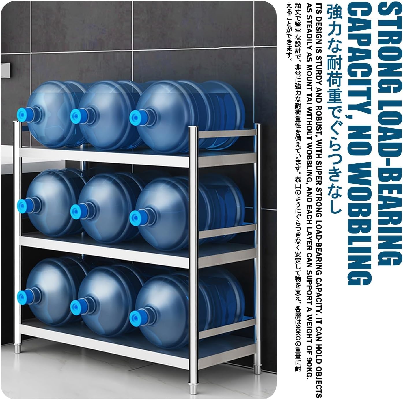 Kitchen Baker Rack，Microwave Stand with Storage，Bakers Racks for Kitchens，Easy to Clean, Strong Load-Bearing Capacity, Suitable for Home and Kitchen.(80 * 45 * 150CM)