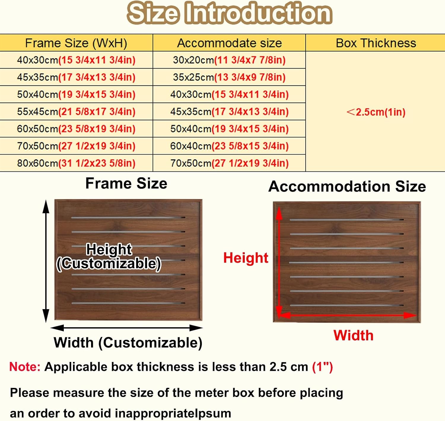 Wooden Fuse Box Cover Hollow Design, Sliding Electricity Meter Box Cover Farmhouse Indoor Decor, Circuit Breaker Panel for Junction Box Replacement(Natural,40x30cm(15 3/4x11 3/4'))
