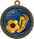 Express Medals 1 to 50 Packs Soccer Gold Medal Trophy Award with Neck Ribbon STDD212-EG46