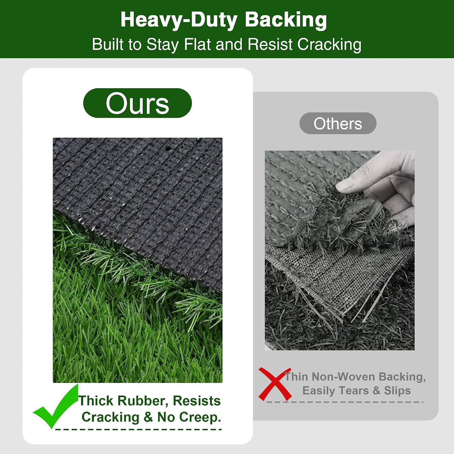 Yescom 4x33' Sled Turf Strips for Gym Artificial Grass Garage Home Exercise-1.38'H