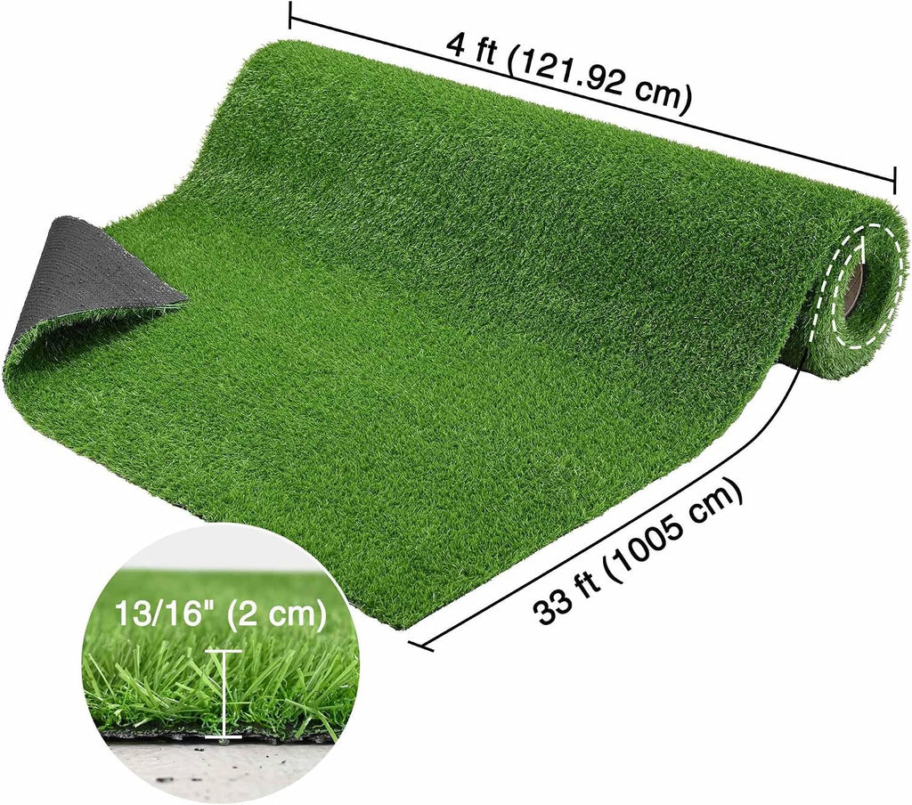 Yescom 4x33FT Gym Turf Artificial Grass Rug Exercise Mat for Sled Track Flooring