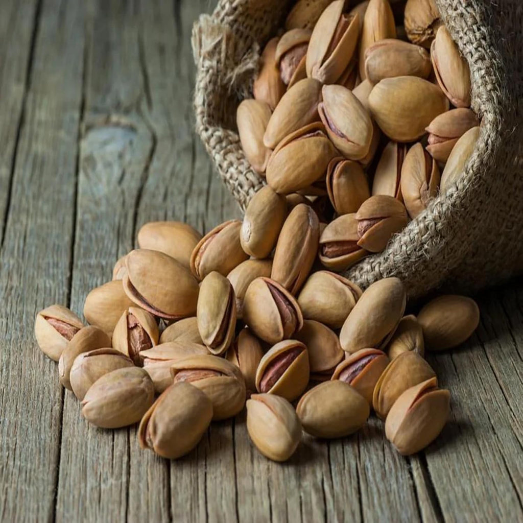 Turkish Antep Pistachios 5 Pounds (80oz) - Premium Quality Kosher Roasted Pistachios By We Got Nuts - Natural & Healthy Rich Flavor Snack - Whole, & Salted – Air-Tight Resealable Bag Package