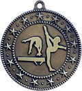 10 to 100 Packs of EMDC Style Female Gymnastics Medals