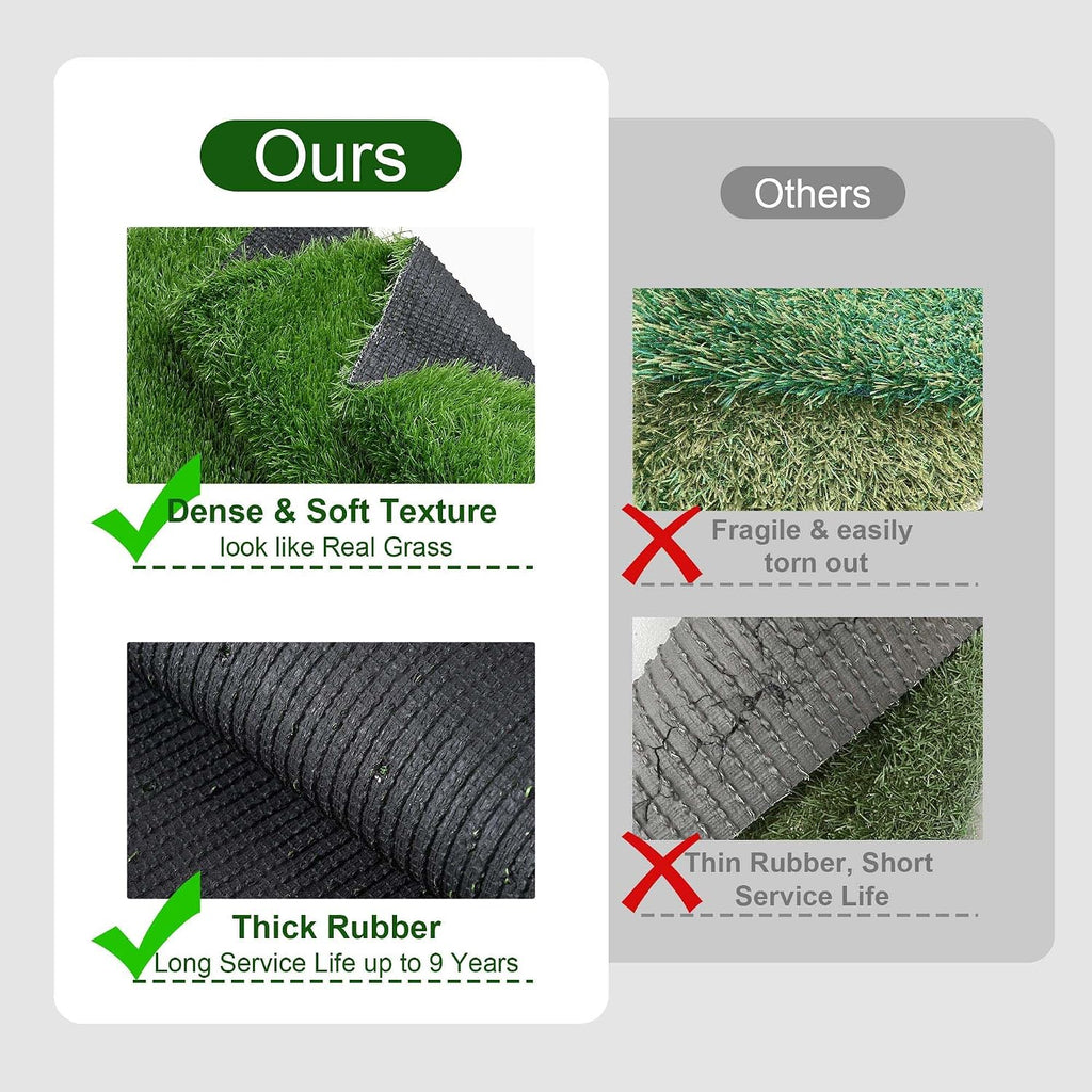 Yescom Sports Sled Strips Turf Gym Turf Flooring for Weight Sled Push Gym Equipment Outdoor Indoor Use 33'x3'(100 Sq.Ft) 1.38' H