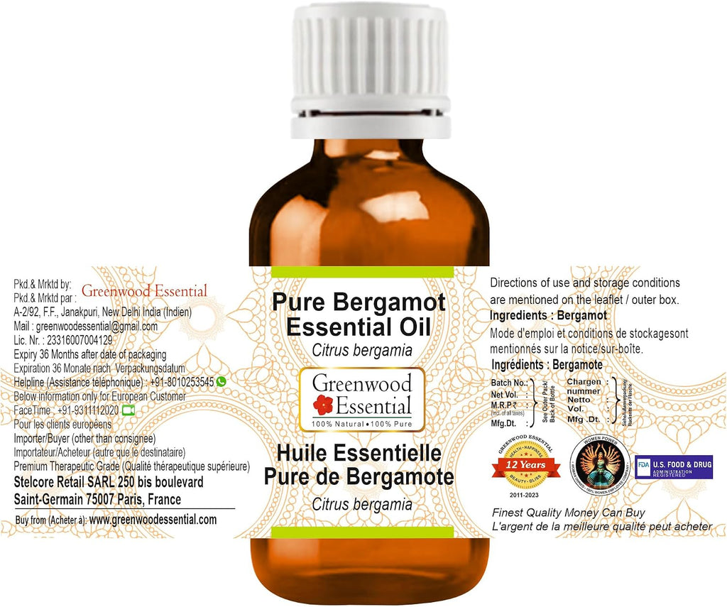 Greenwood Essential Pure Clary Sage Essential Oil (Salvia sclarea) Steam Distilled 1250ml (42 oz)