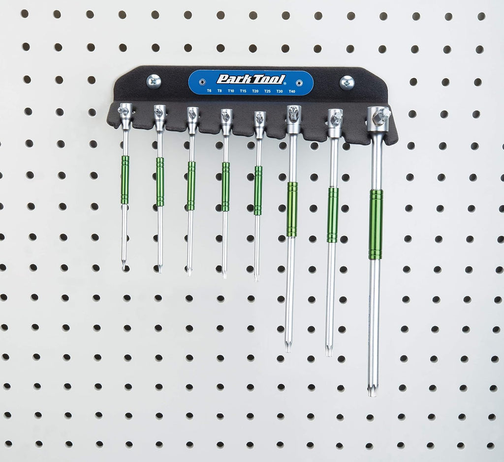 Park Tool THT-1 - Sliding T-Handle Torx Compatible Wrench Set, Silver