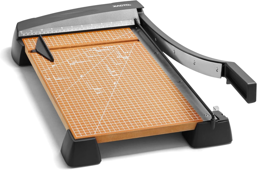 X-ACTO Heavy Duty Wood Base Paper Trimmer, 18 Inch Cut