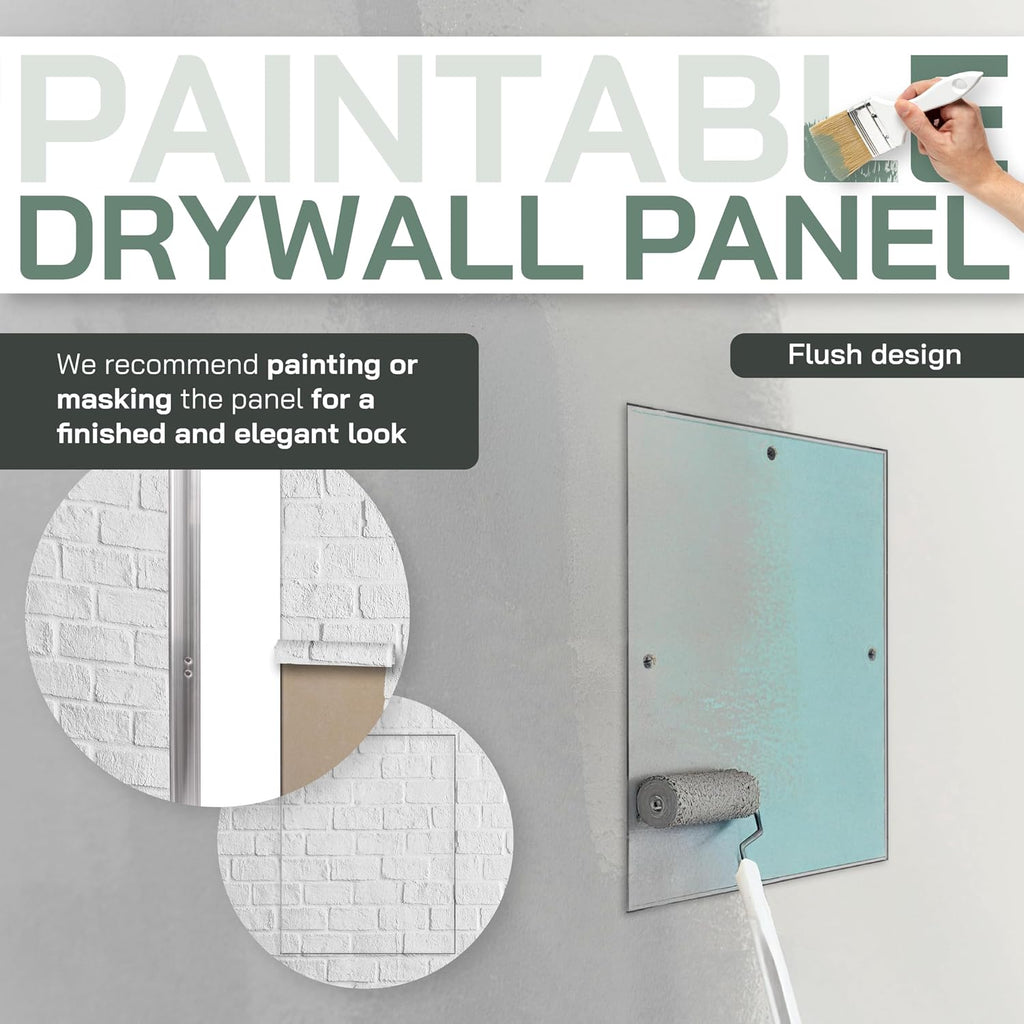 Vent Systems 16' x 24' Inch Access Panel - Drywall, Wall, Electrical, Plumbing Cover Plate - Ceiling, Wall Mount Drywall Access Panel - Metal Crawl Space Door for Home, Garage, Basement, Attic