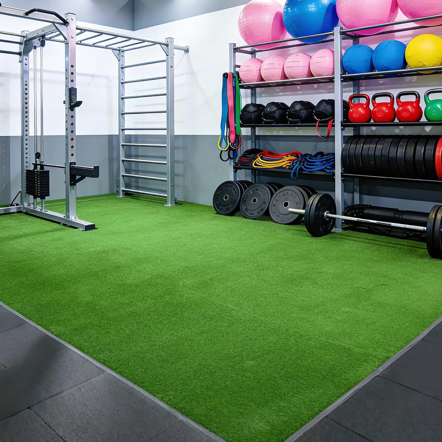 Yescom Sports Sled Strips Turf Gym Turf Flooring for Weight Sled Push Gym Equipment Outdoor Indoor Use 33'x3'(100 Sq.Ft) 0.8' H