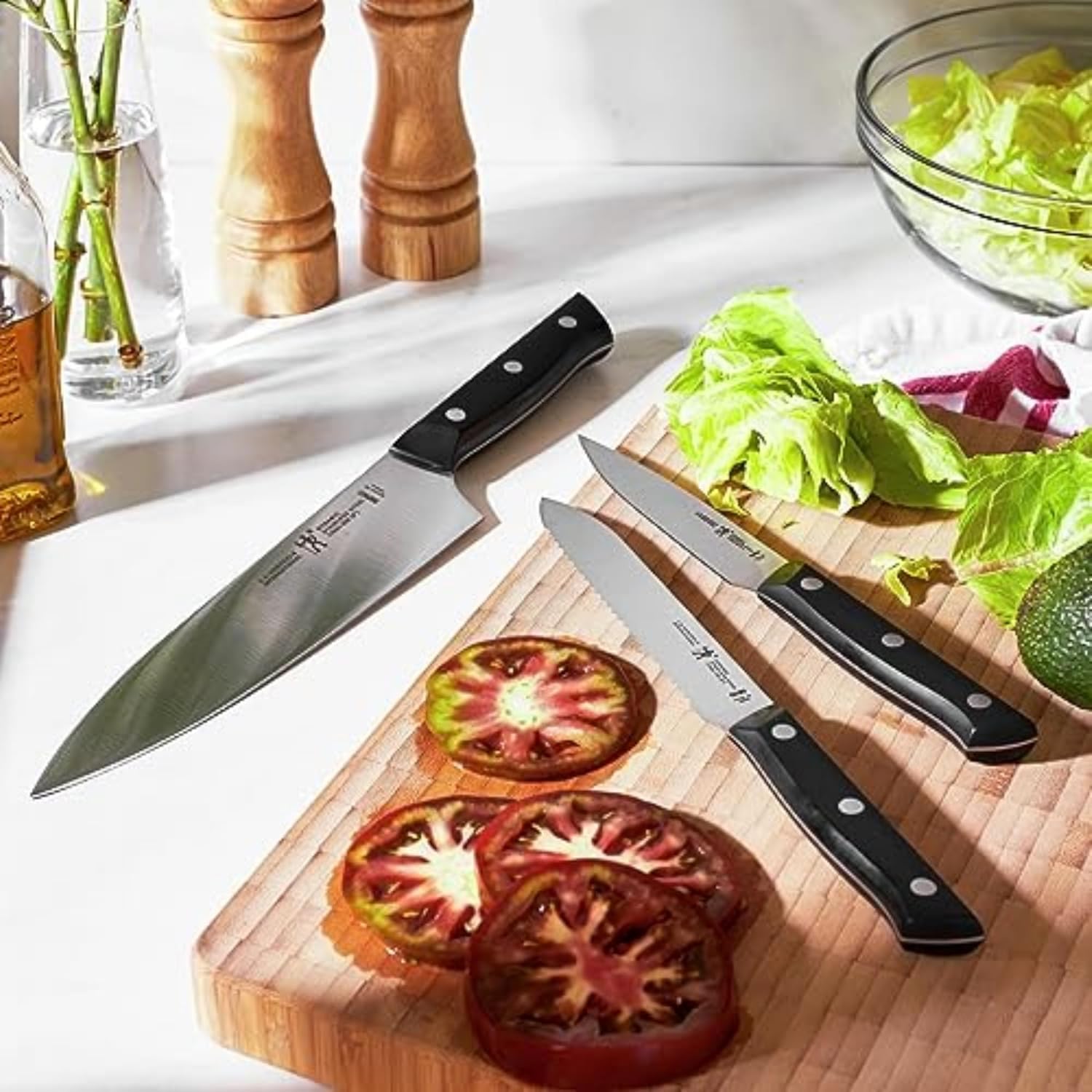 HENCKELS Dynamic Razor-Sharp 7-Piece Knife Set, Chef, Bread, German Engineered Informed by 100+ Years of Mastery