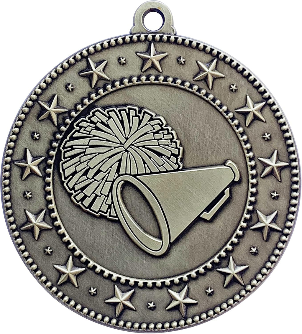 10 to 100 Packs of EMDC Style Cheerleader Medals