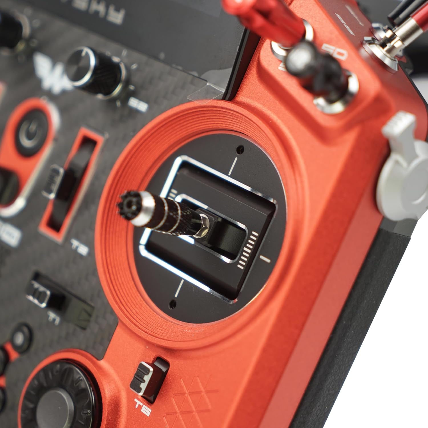 FrSky Tandem X20 PRO AW Radio Transmitter (Orange Red) Ultimate Combo - Includes TD SR18 Receiver, Remote NFC Panel & VANTAC Electric Screwdriver, Dual-Band 24CH Flagship RC Controller System