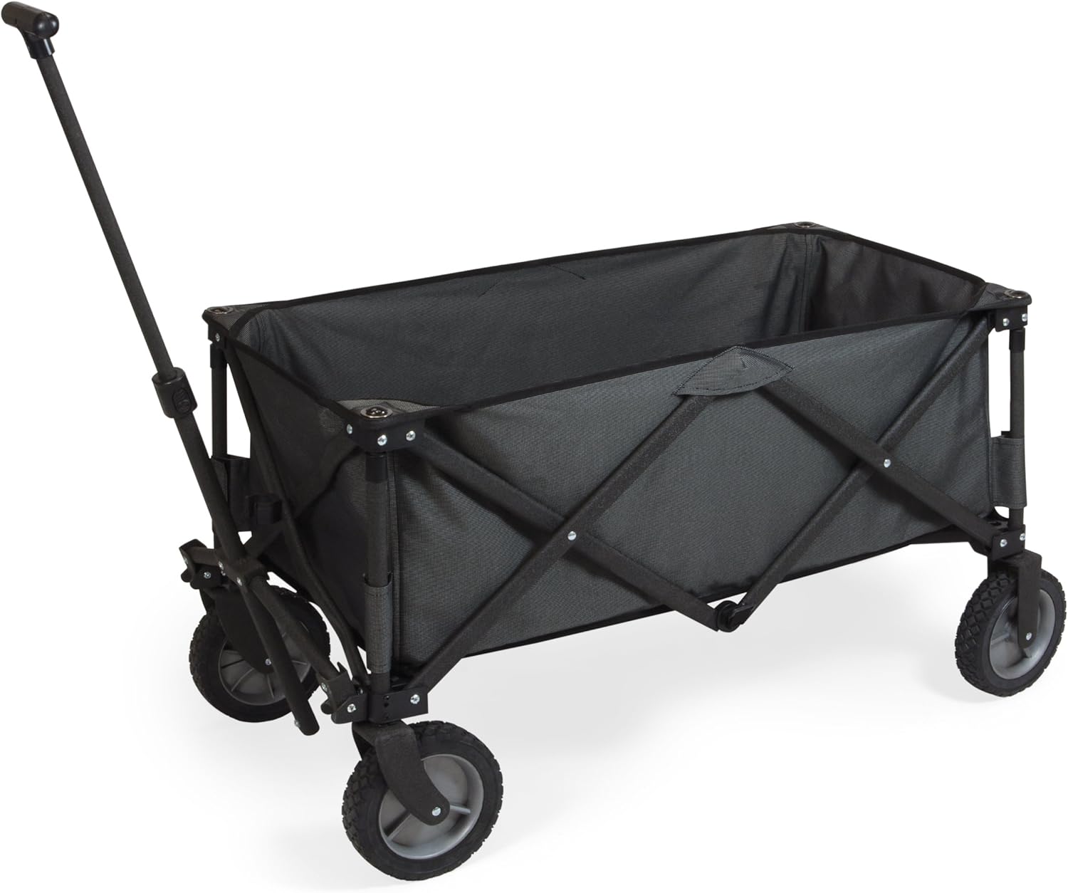 PICNIC TIME Brand Adventure Wagon Elite Folding Wagon With Table Top Lid & Soft Cooler Liner
