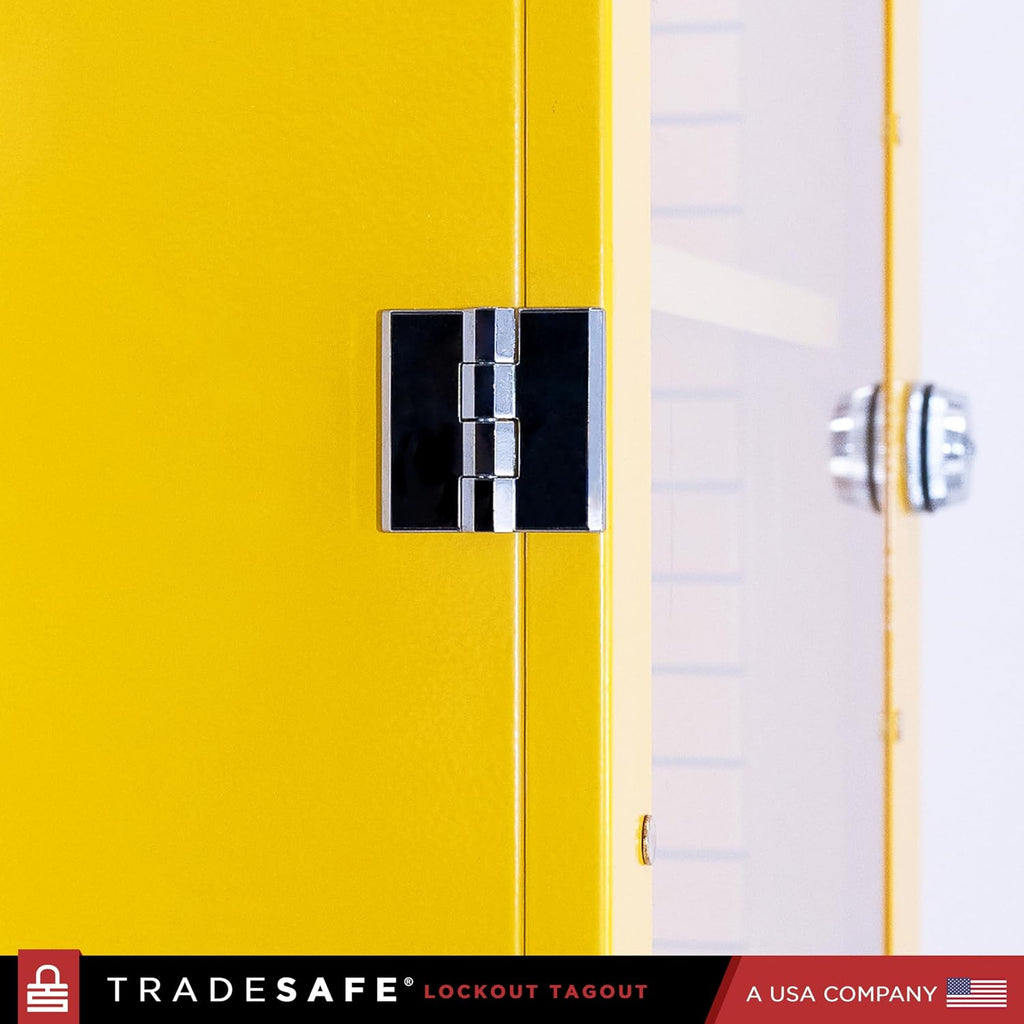 TRADESAFE Lockout Tagout Cabinet, Lock Out Tag Out Station Unfilled - No Loto Devices Included, Wall-Mountable Lockout Tagout Station Cabinet, Loto Box 24 x 8 x 31-1/2 inches